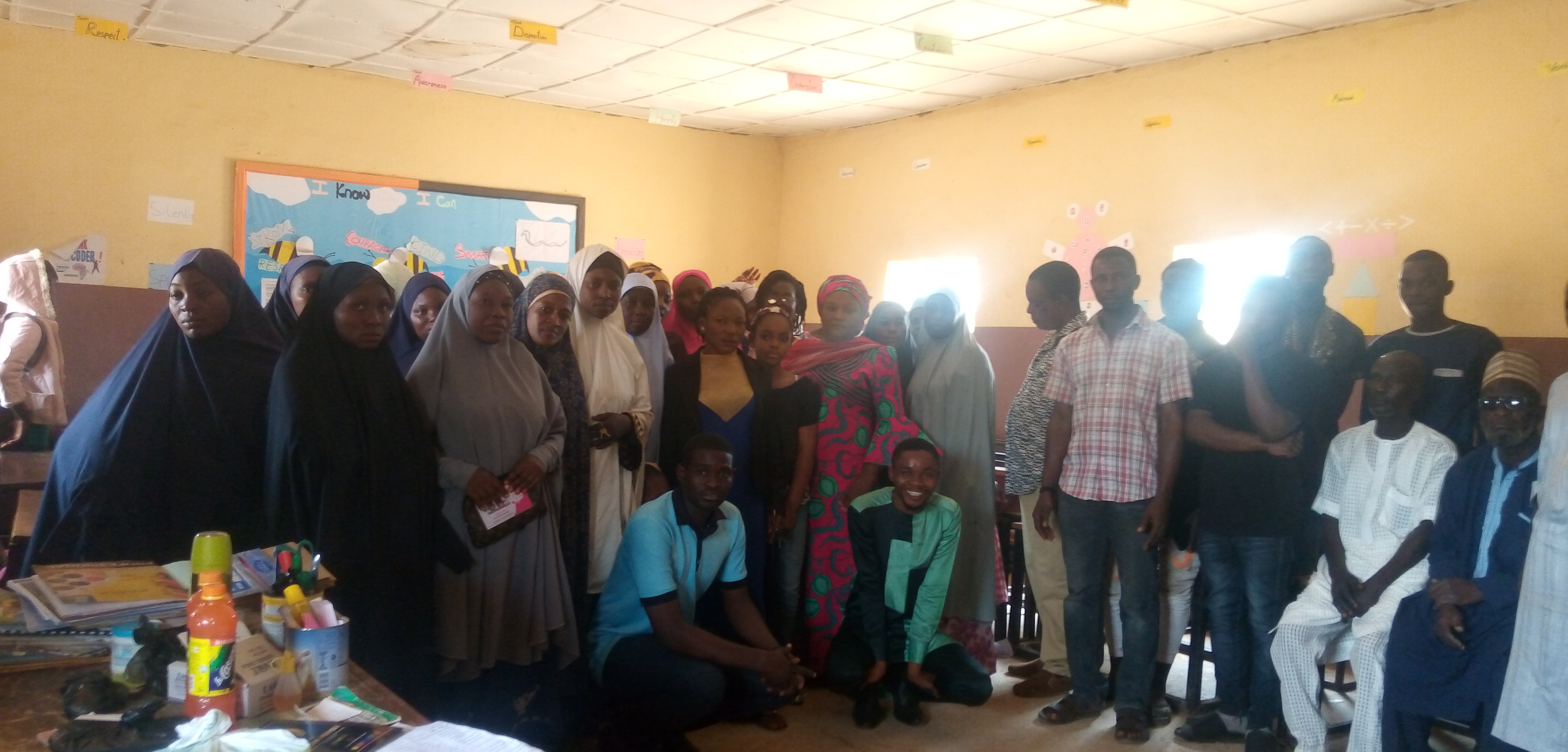 participants at the parent-teachers' meeting