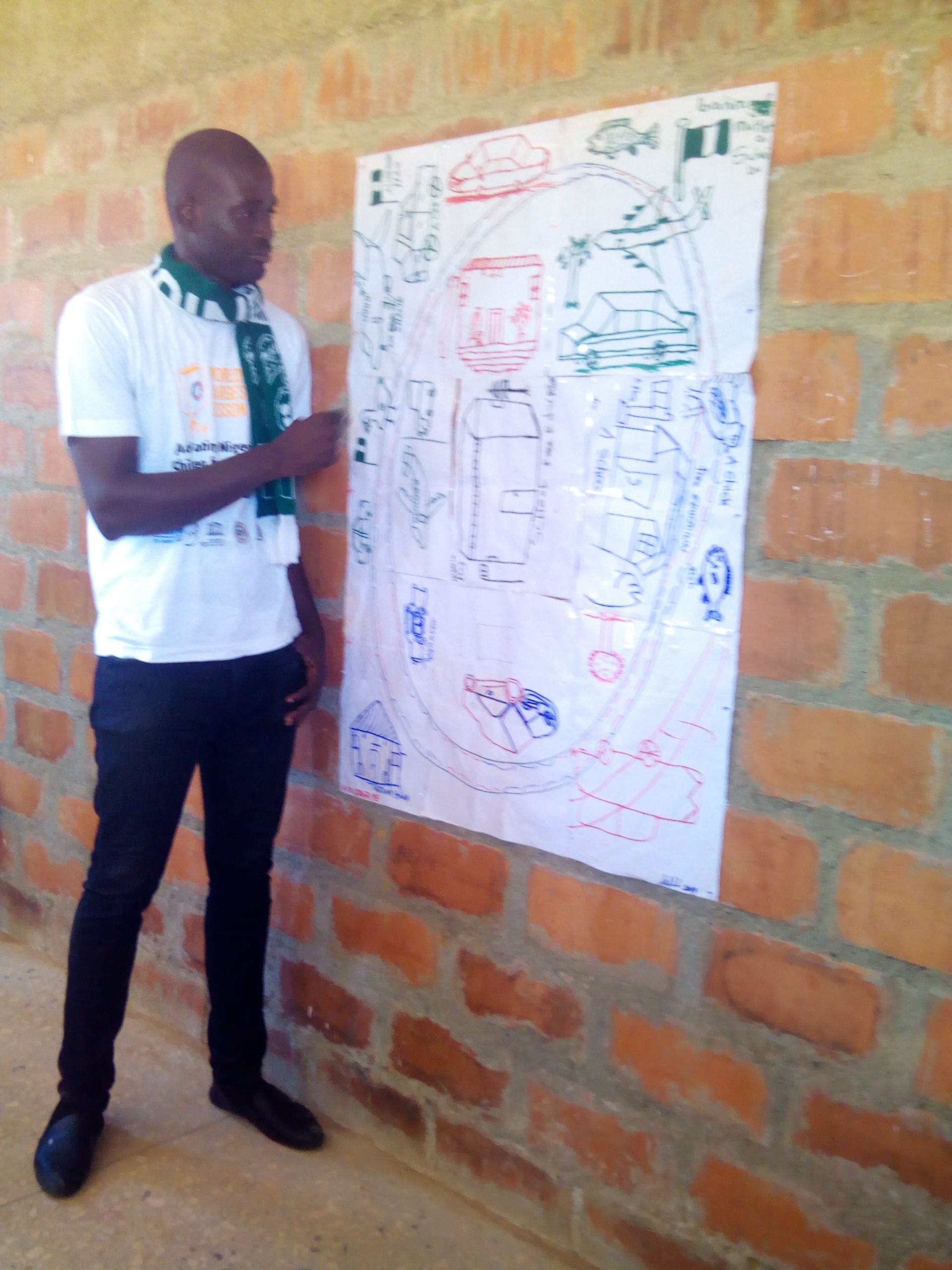 amos posing with a complete country diagram
