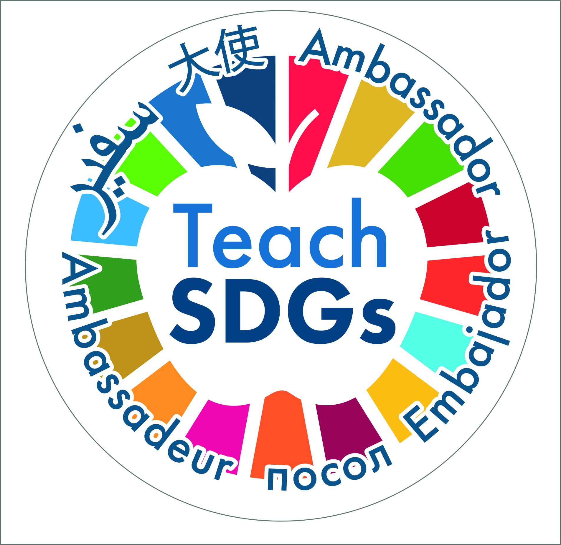 the teach sdgs ambassador logo