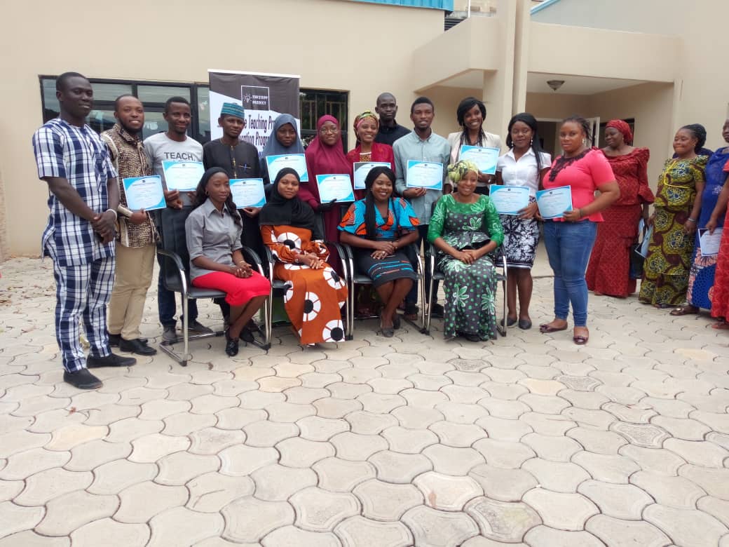 tfn fellows in a group picture at STEPPP training